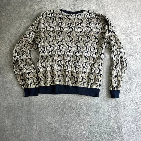 Tricots St Raphael Sweater Mens Medium Geometric Patterned Vintage Made in USA - Picture 5 of 9